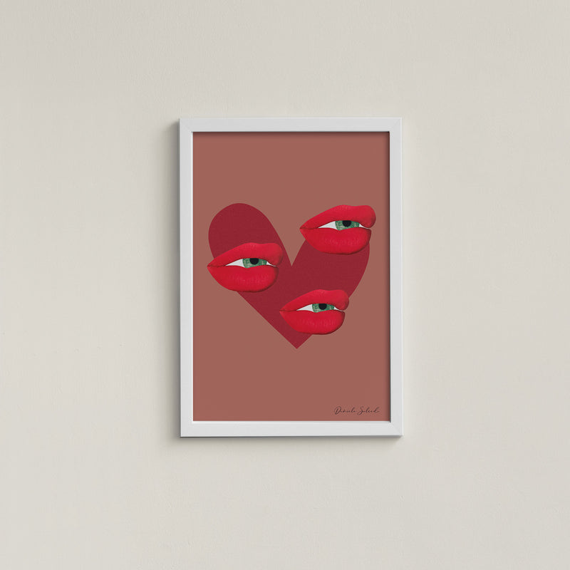 DS Frame Art 20x30 - Kiss My Heart