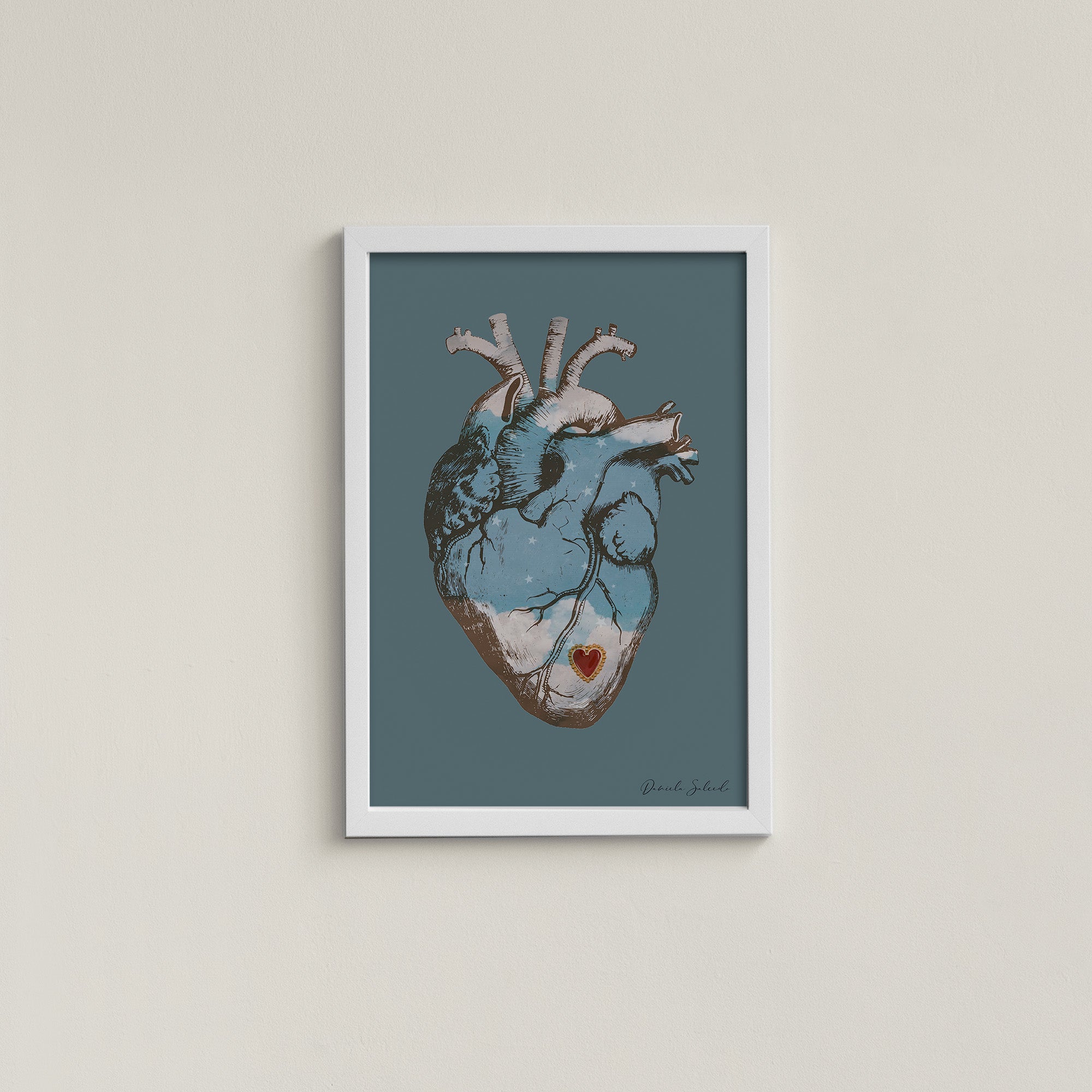 DS Frame Art 20x30 - Sky Heart