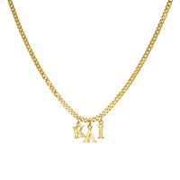 PreOrder 3 Letters Gold Chain