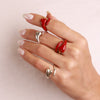 Anillo Chili Twirl Red