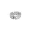 To The Moon And Back Silver Ring