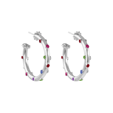 Trufa Mini Hoops Silver