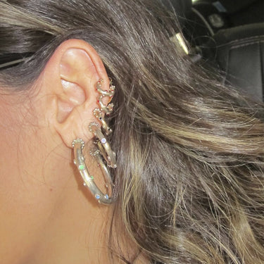 Trufa Mini Hoops Silver