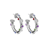 Candongas Trufa Baby Plata