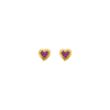 Baby Beating Hearts Glitter Studs