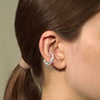 Hula Earcuff Chunky Silver