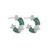 Candongas Magic Stick Twirl Baby Plata