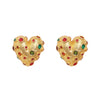 Trufa Heart Medium Studs