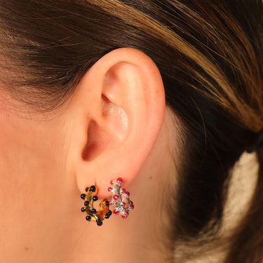 AsteroiDS Tiny Silver Hoops