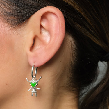 GaLOVEtic Mini Silver Hoops