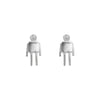 Robot Mini Silver Studs