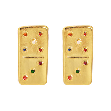 Aretes Dominó Medium