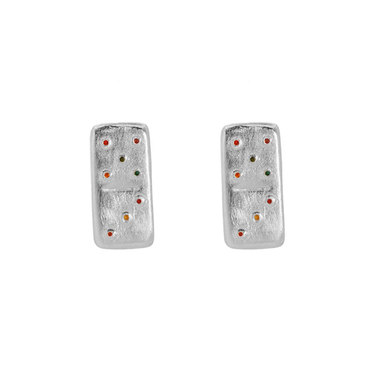 Domino Mini Silver Studs