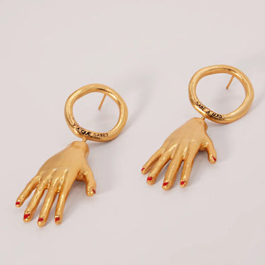 Aretes Mano Coin