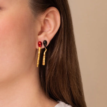 Love On Fire Studs