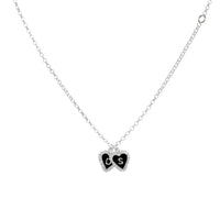 PreOrder 2 Letters Heart Chain Silver