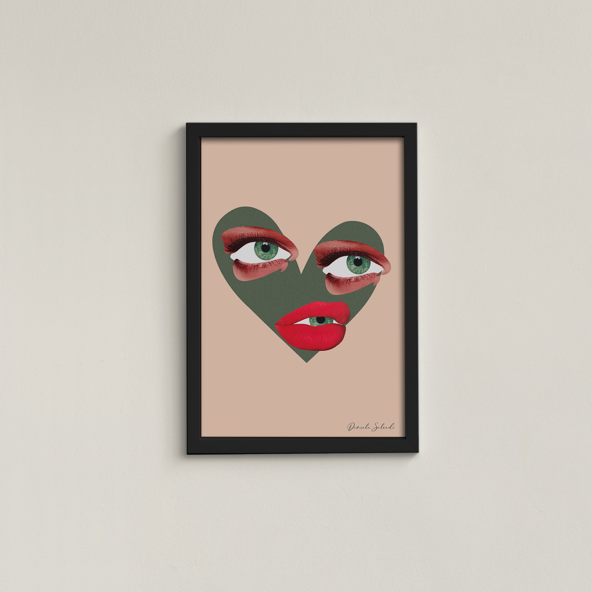 DS Frame Art 20x30 - Heart Face