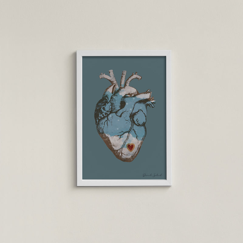 DS Frame Art 20x30 - Sky Heart