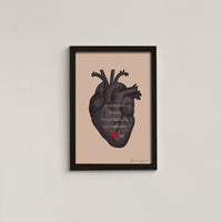 DS Frame Art 20x30 - Anatomic Heart