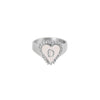 PreOrder Anillo Letra Heart Plata