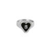 PreOrder Anillo Letra Heart Plata
