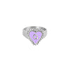 PreOrder Anillo Letra Heart Plata