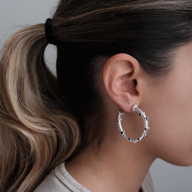 Trufa Mini Hoops Silver