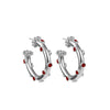 Candongas Trufa Baby Plata