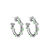 Candongas Trufa Baby Plata