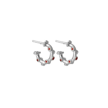 Trufa Micro Hoops Silver