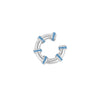Hula Earcuff Chunky Silver