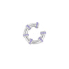 Hula Earcuff Chunky Silver