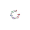 Hula Earcuff Chunky Silver