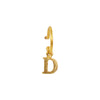 PreOrder Baby Hoops 9mm Gold Letter