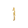 PreOrder Baby Hoops 9mm Gold Letter