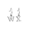 PreOrder Baby Hoops 9mm Silver Letter