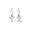 PreOrder Baby Hoops 9mm Silver Letter