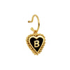 PreOrder Baby Hoops 9mm Heart Letter