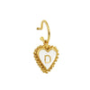PreOrder Baby Hoops 9mm Heart Letter