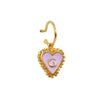 PreOrder Baby Hoops 9mm Heart Letter