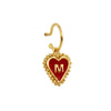 PreOrder Baby Hoops 9mm Heart Letter