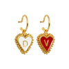 PreOrder Baby Hoops 9mm Heart Letter