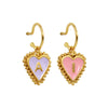 PreOrder Baby Hoops 9mm Heart Letter