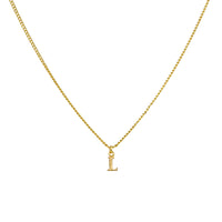 1 Letter Gold Chain