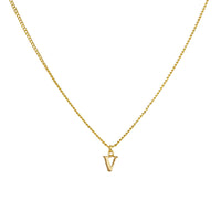 1 Letter Gold Chain