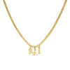 PreOrder Cadena 3 Letras Gold