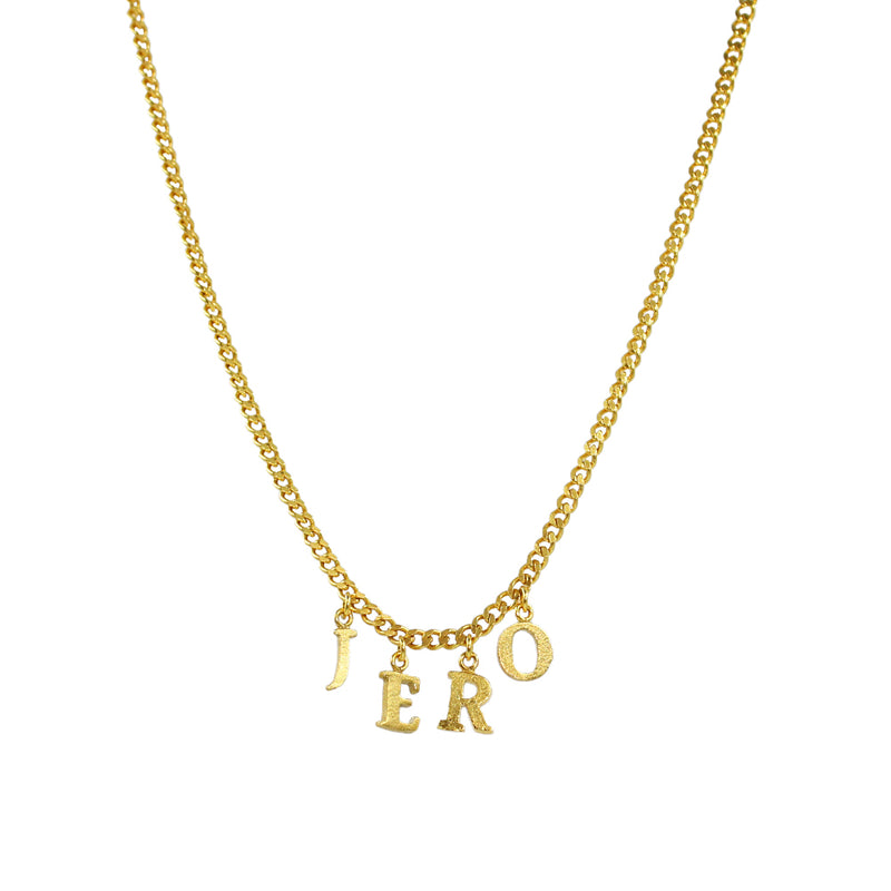 PreOrder 4 Letters Gold Chain