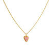 1 Letter Heart Chain Pink