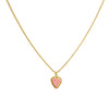 1 Letter Heart Chain Pink