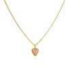 1 Letter Heart Chain Pink